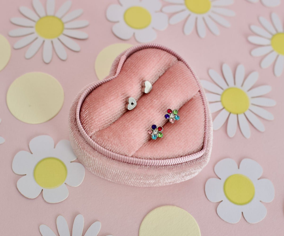 Gem Flower - Silver
