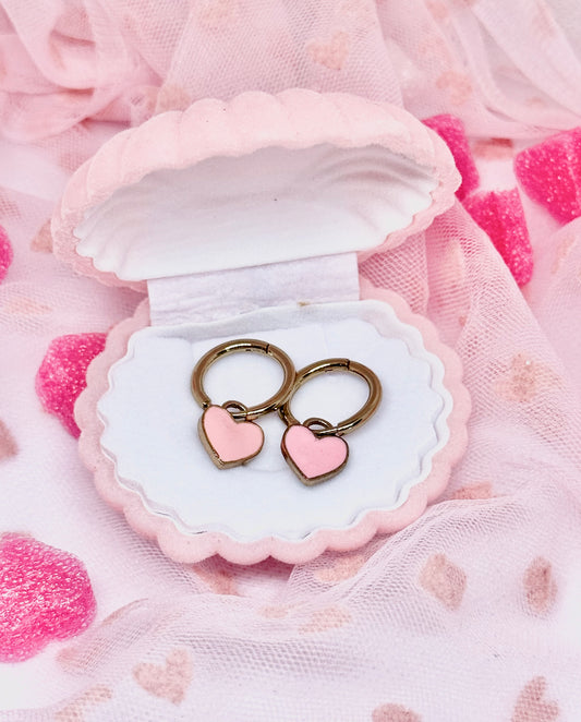 Pink Heart Huggies