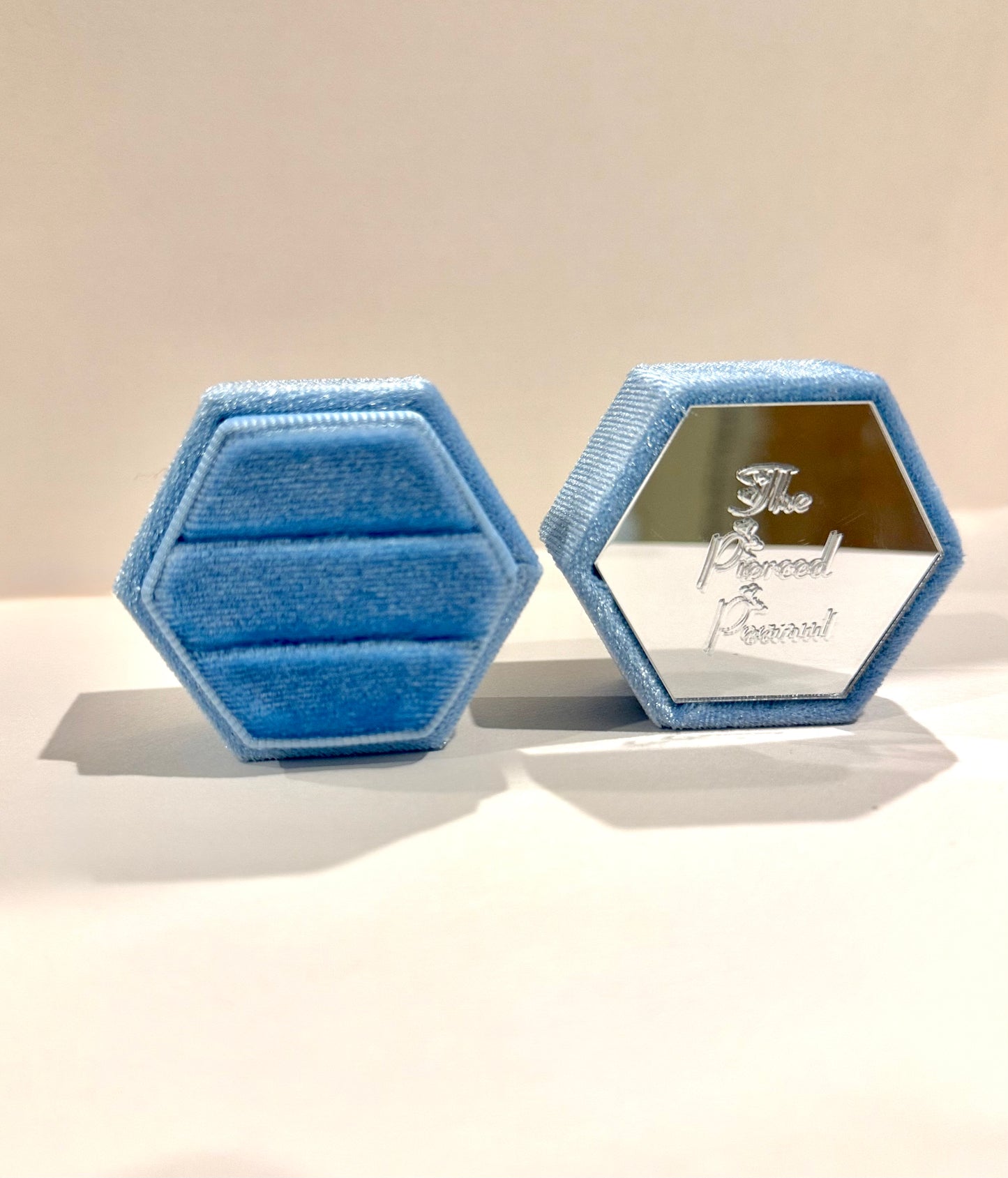 Blue Earring Box